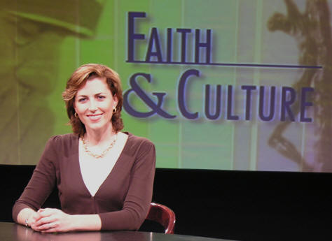 Colleen Carroll Campbell hosting Faith & Culture TV show