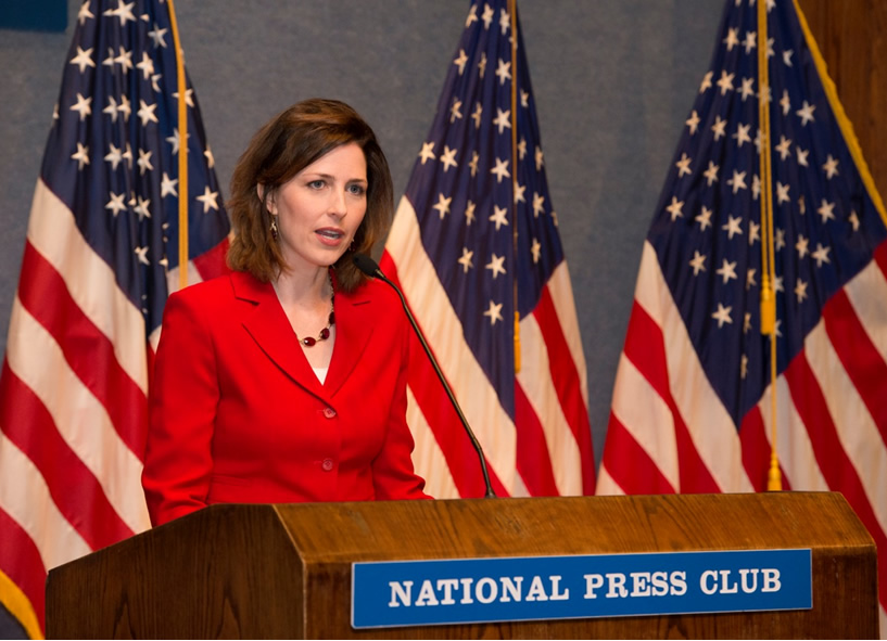 Author Colleen Carroll Campbell Speaking at the National Press Club