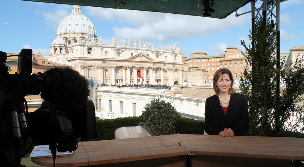 Author Colleen Carroll Campbell at St. Peter's Square