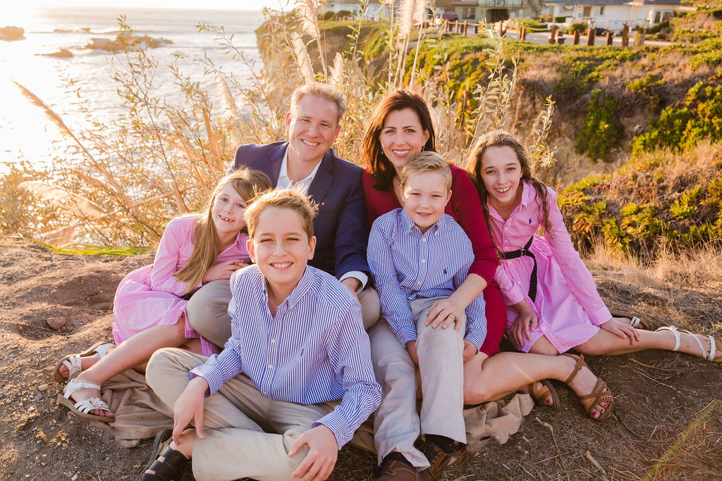 Colleen Carroll Campbell and family (photo by Amber Montgomery)